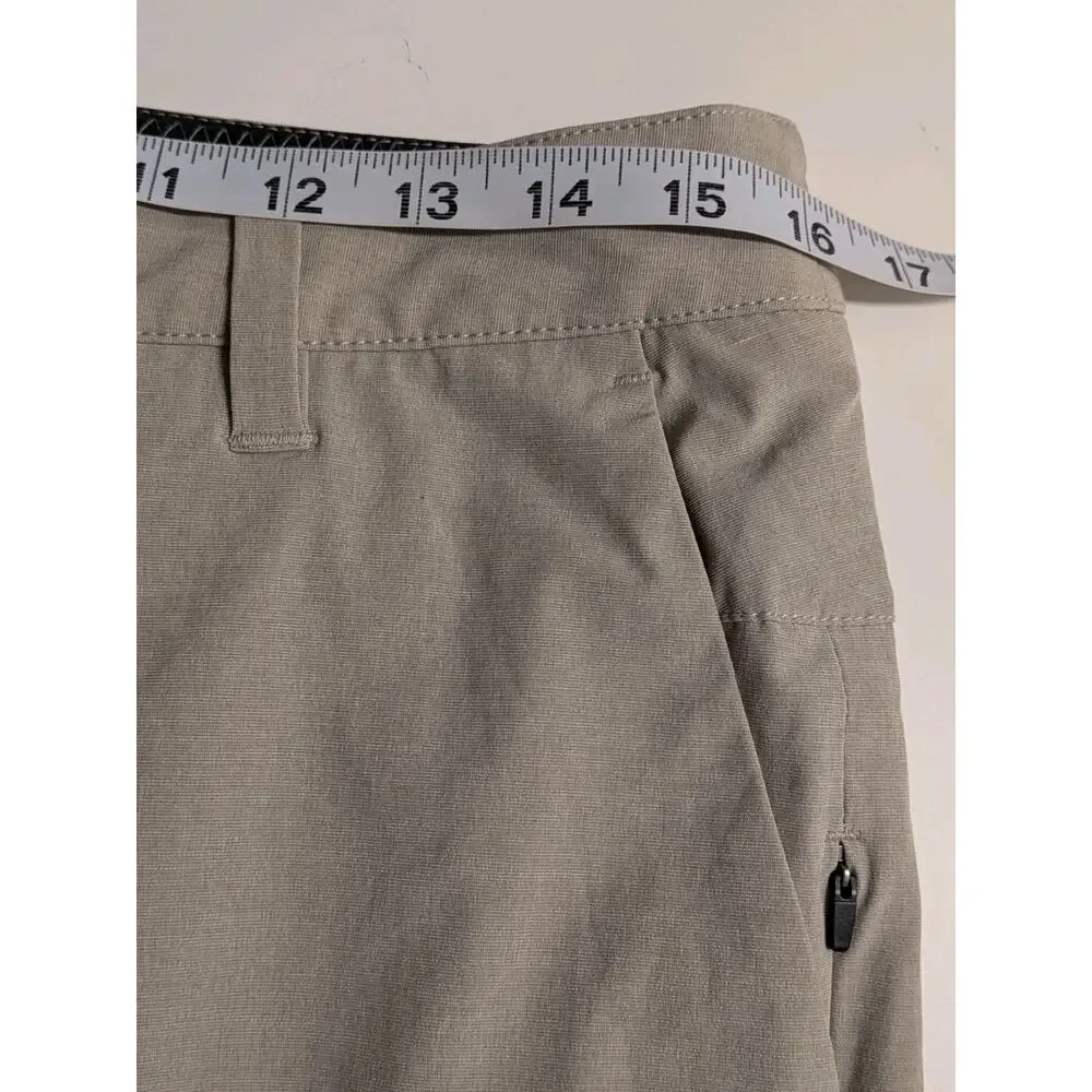Vuori Pants Men Aim Size 30x31 Khaki Beige Performance Stretch V431 Athleisure